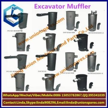 Factory price PC210-5 Exhaust muffler Excavator muffler Construction Machinery Parts Silencer