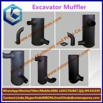 Factory price E330B Exhaust muffler Excavator muffler Construction Machinery Parts Silencer