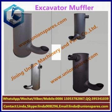 Factory price D60-8 Exhaust muffler Excavator muffler Construction Machinery Parts Silencer