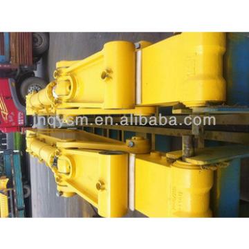 Excavator structure connecting rod bushings pin shaft