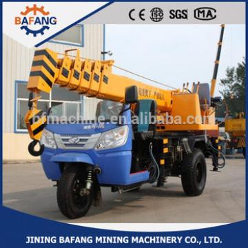manufacturer price with high efficiency diesel tricycle crane
