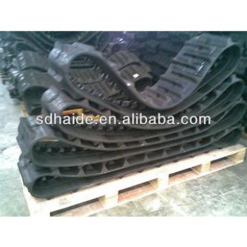 bobcat rubber track for excavator,rubber track,Spare parts E80,435,MX337,MX331,S160,A770