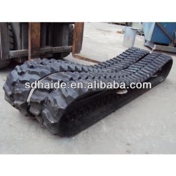 rubber track for excavator,rubber crawler,JS70,JS75,JS110,JS130,JS160