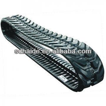 Daewoo excavator rubber track,rubber track shoe assembly:DHS55,DH55-5,DH220-2,DH220-3,DH220-5,DH225-7,DH280-3,DH320,DH320-2/