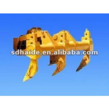 excavator and bulldozer single shank ripper and triple shank ripper