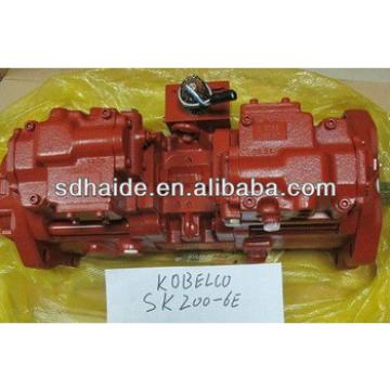 kobelco SK200-6E hydraulic main pump ,doosan/kawasaki hydraulic main pump k3v63dt,k3v112dt,k3v140dt,k3v180dt kawasaki pump assy