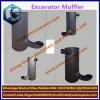 Factory price D60-8 Exhaust muffler Excavator muffler Construction Machinery Parts Silencer