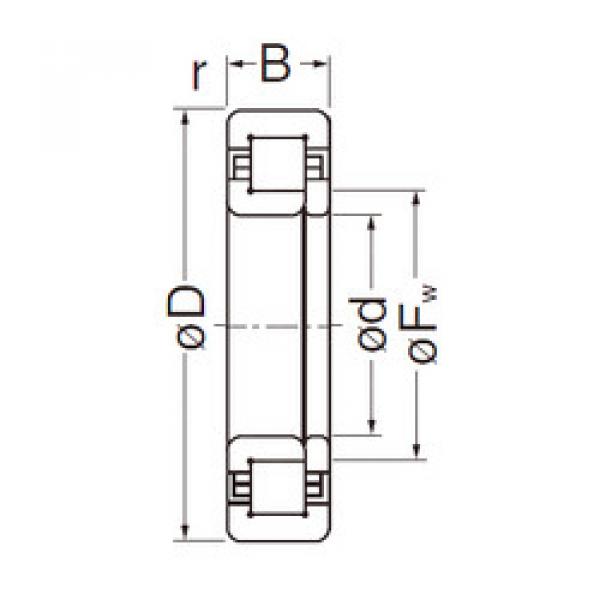 Original SKF Cylindrical Roller Bearings NUP2210EG NACHI #1 image