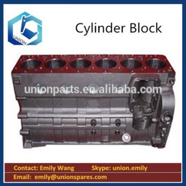 s6d102 cylinder block for excavator PC200-6 6735-21-1010 excavator engine parts #5 image