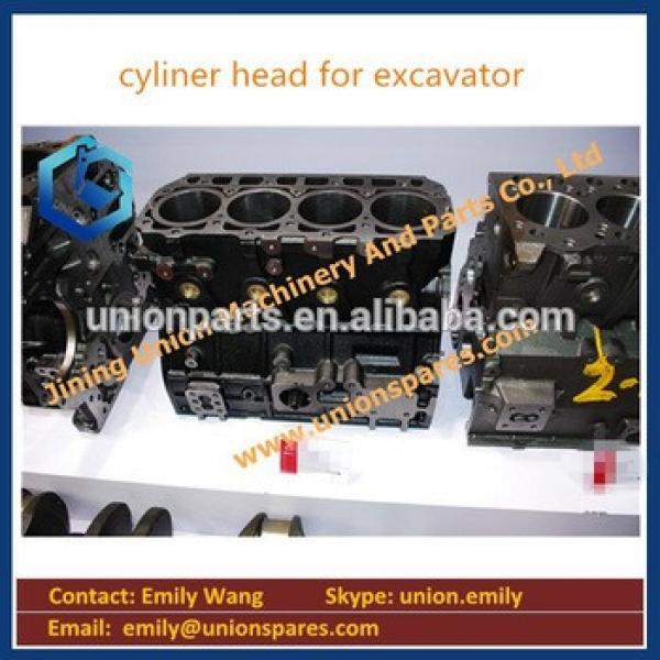 Top quality cylinder head for excavator 6D102 6735-21-1010 excavator engine cover #5 image