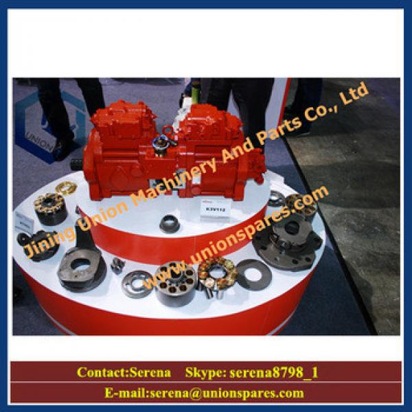 kawasaki hydraulic pump spare parts cylinder block valve plate piston shoe retainer plate drive shaft #5 image