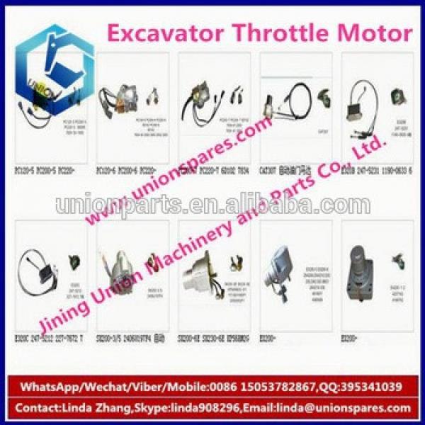 High qualiy PC120-6 PC200-6 PC220-6 PC200-7 PC300-6 excavator engine automatic throttle motor #5 image