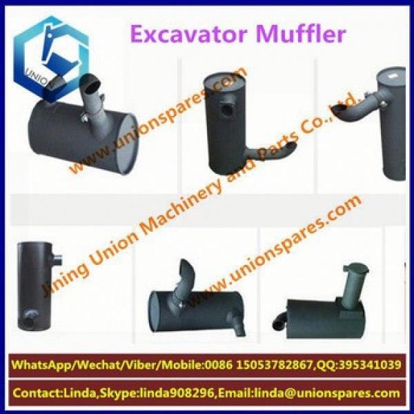 Factory price S350 Exhaust muffler Excavator muffler Construction Machinery Parts Silencer #5 image