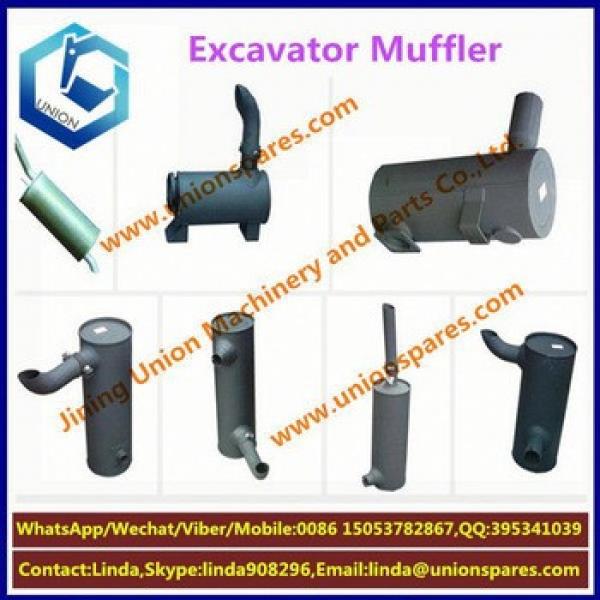Factory price R215-7 Exhaust muffler Excavator muffler Construction Machinery Parts Silencer #5 image