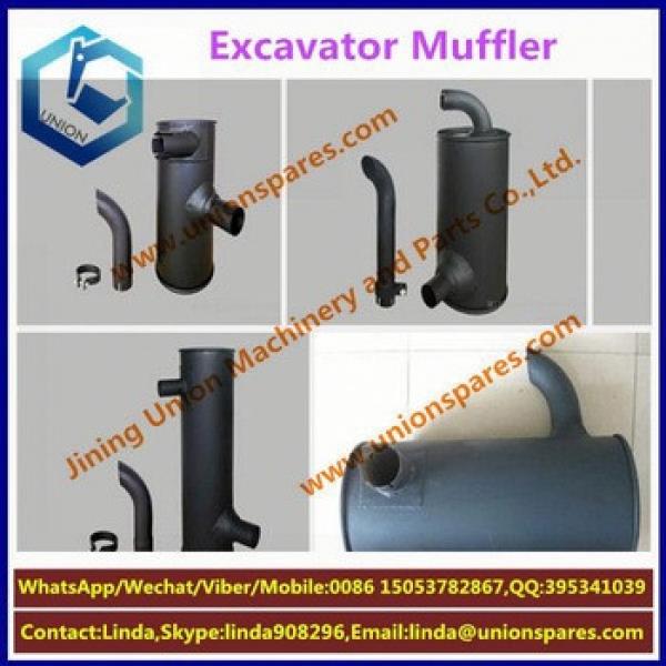Factory price SH60 Exhaust muffler Excavator muffler Construction Machinery Parts Silencer #5 image