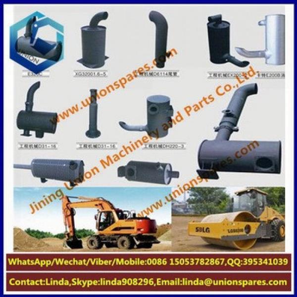 Factory price HD250-7 Exhaust muffler Excavator muffler Construction Machinery Parts Silencer #5 image