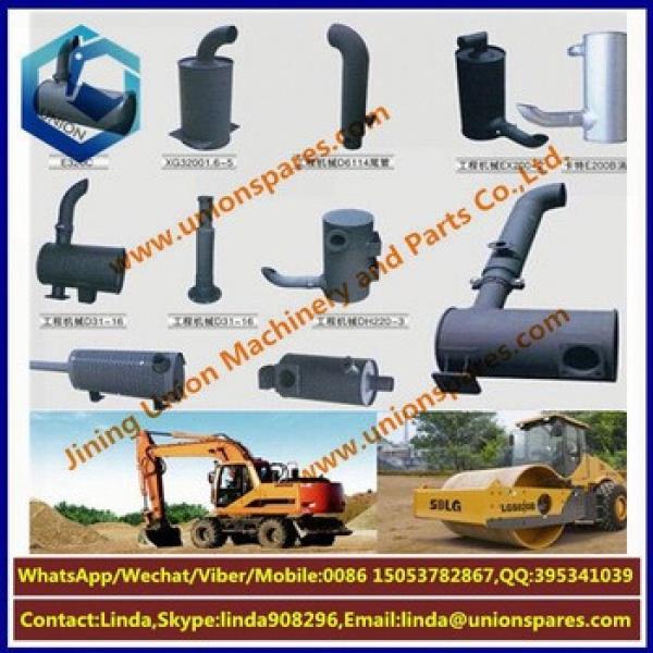 Factory price SK100-3 Exhaust muffler Excavator muffler Construction Machinery Parts Silencer #5 image