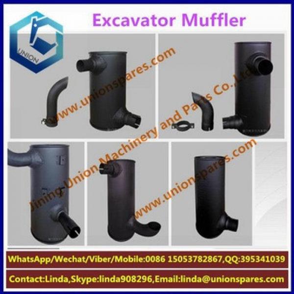 Factory price R130 Exhaust muffler Excavator muffler Construction Machinery Parts Silencer #5 image