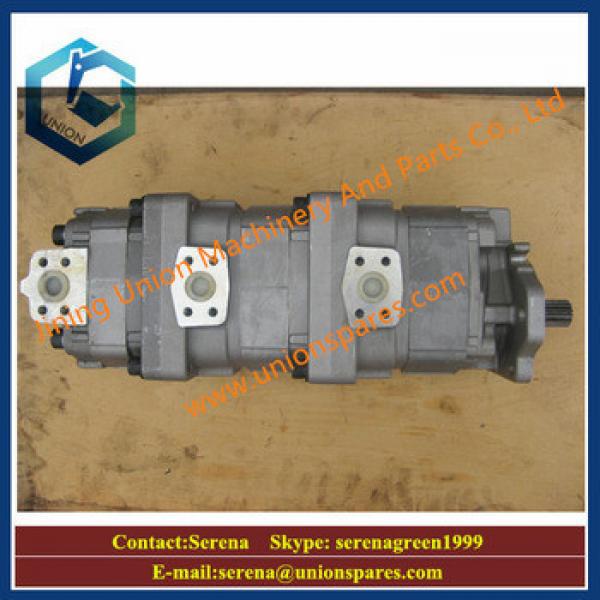 OEM WA470-5 WA480-5 Wheel Loader Hydraulic Triple Gear Pump Assembly 705-55-43000(SAL125+140+22) #5 image