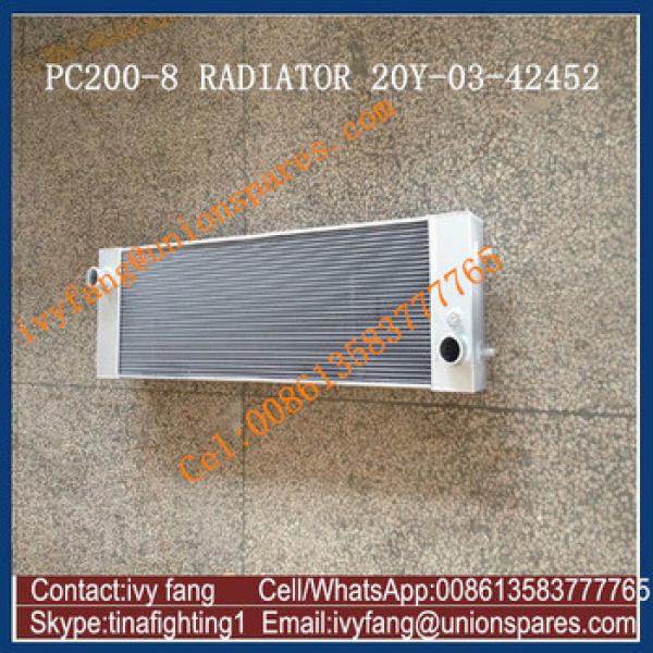Hot sale excavator radiator 20Y-03-42452 for komatsu pc200-8 #5 image