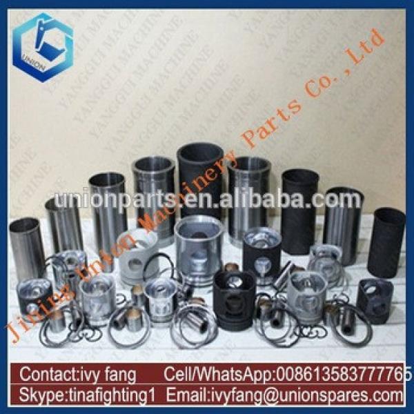 S6D105-1 Engine Cylinder Liner Kit Piston Piston Ring for Komatsu Excavator PC220-3 #5 image