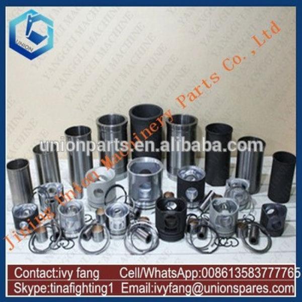 4BD1 Engine Cylinder Liner Kit Piston Piston Ring for Hitachi Excavator EX100 #5 image