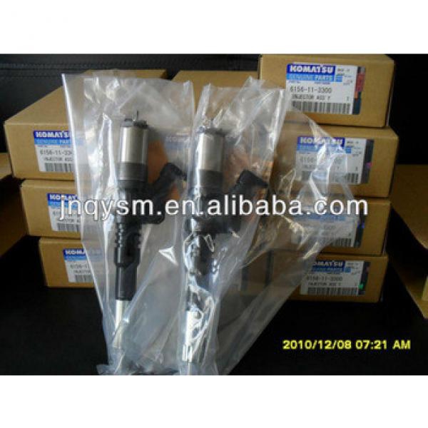 fuel oil injection injector for excavator pc450-7/pc400-7 6156-11-3300 excavator spare part #1 image