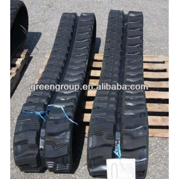 Bobcat 328 rubber track,excavator rubber pad:334,430,E38,E26,E45,331,MX337,MX341,EMX50,MXE32,MXE35,MXE43,MXE80,MX325 #1 image