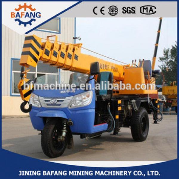 3 Ton lifting crane mounted on tricycle chassis #1 image