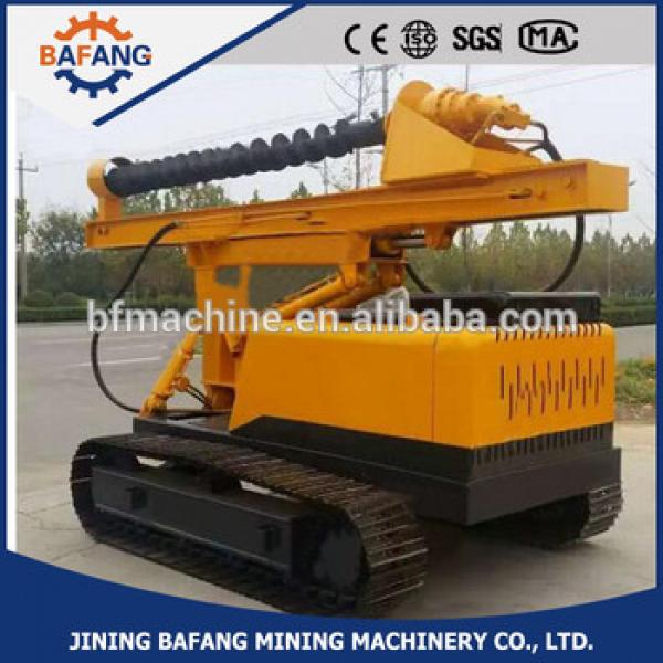 BF-1000 Small removable tracked full hydraulic photovoltaic pile-driver #1 image