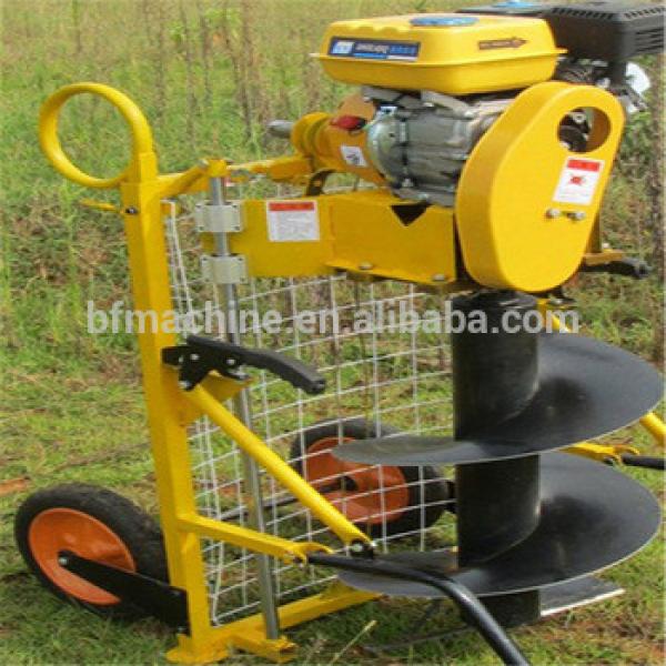 China manufacture convenient small hydraulic petrol tree digging machine #1 image