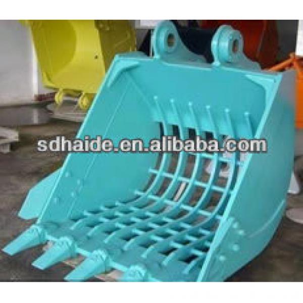 screen bucket for excavator, excavator screen bucket, screen bucket for volvo/kobelco/doosan #1 image