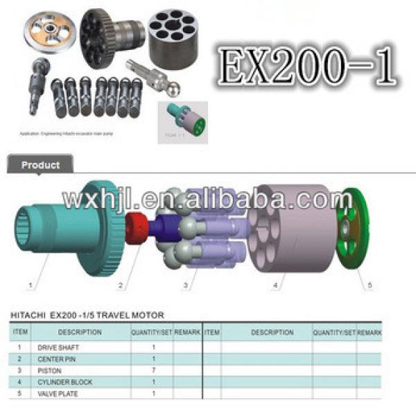 HITACHI EX200-1 TRAVEL MOTOR hydraulic piston pump parts #1 image
